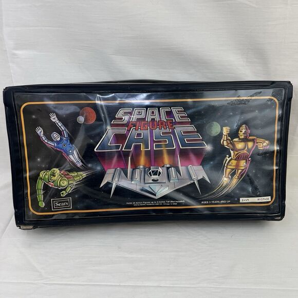 Vintage Sears Space Figure Case for Star Wars Battlestar Buck Rogers With 2 Tray - Picture 1 of 12